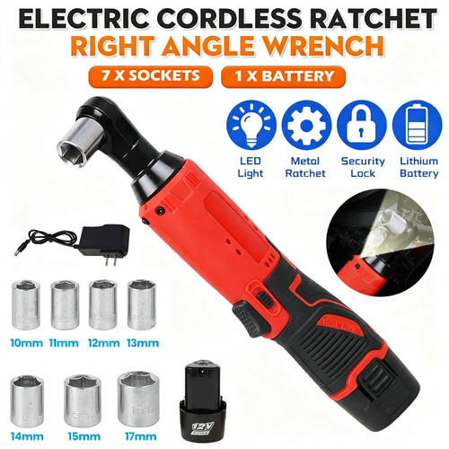 Electric cordless ratchet - ratchet, 3/8"